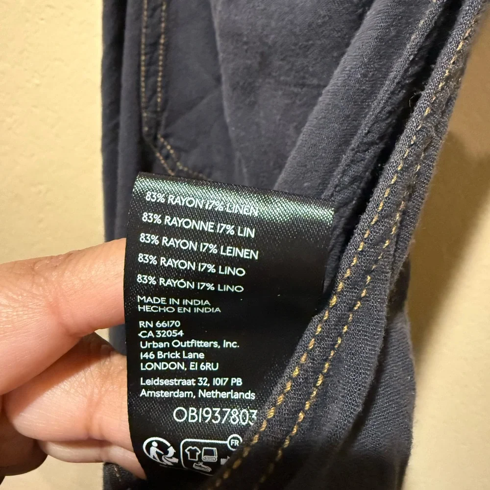 Urban‎ Outfitters Black Overalls Relaxed Fit
